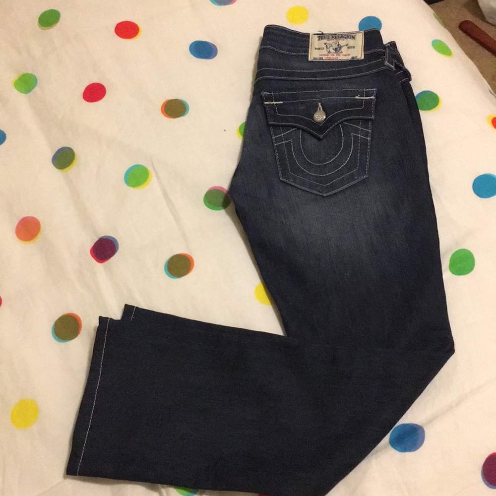 True religion straight jeans size 26 Swarovski!